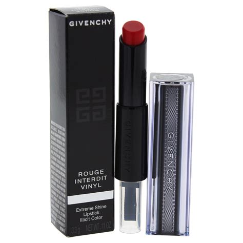 givenchy chapstick|Givenchy interdit vinyl lipstick.